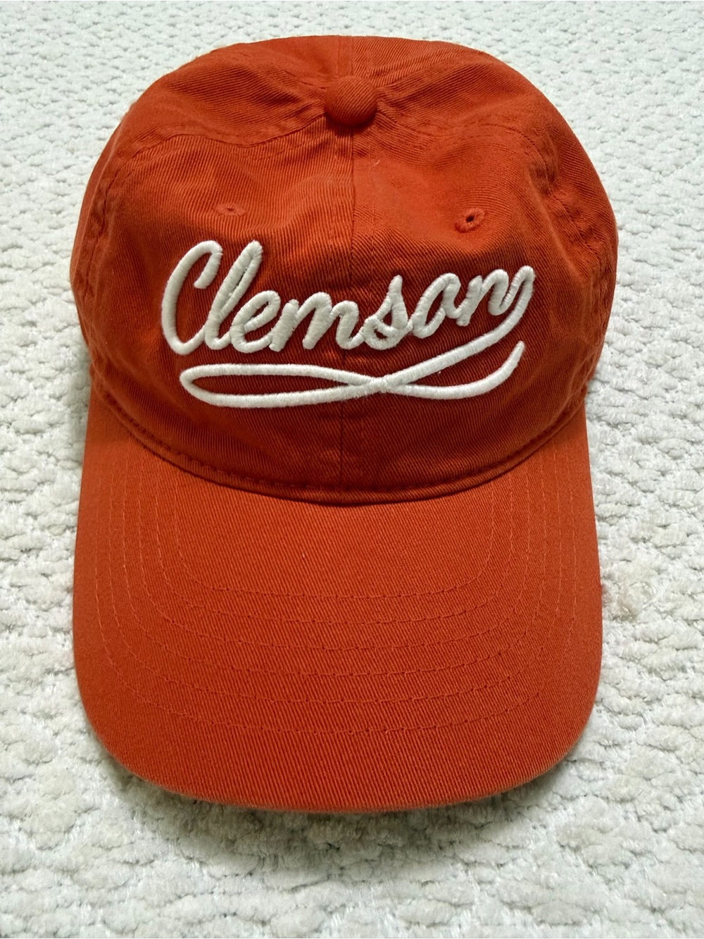 Zephyr Clemson Tigers Embroidered Paw Adjustable 100% Cotton
